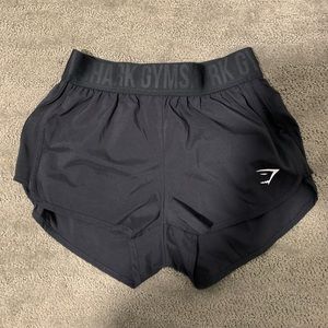 NWOT gymshark athletic shorts black loose fit